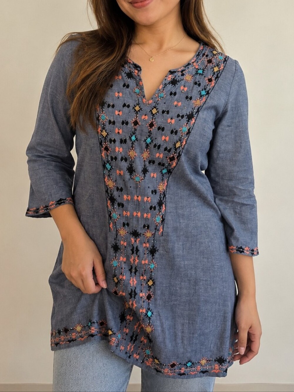 Anthropologie:Corey Lynn Calter Chambray Tunic